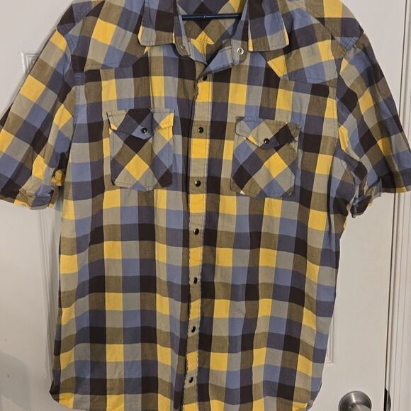 Mens short sleeve button down gap 2xl shirt - Picture 3 of 7